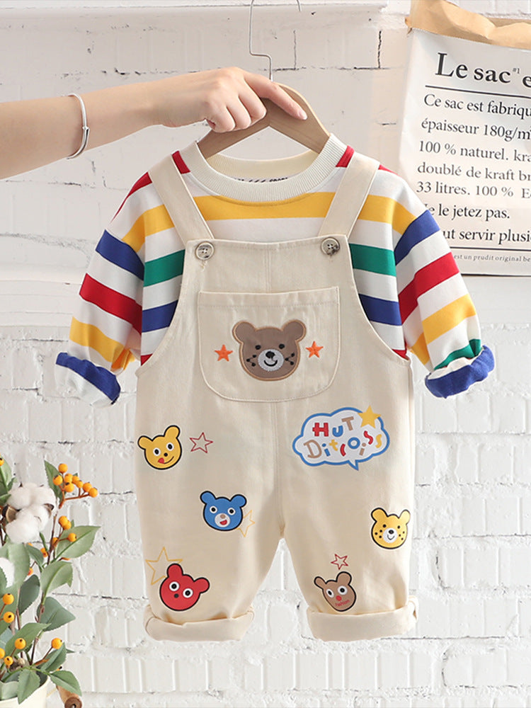 Boys' Top Overalls Suit